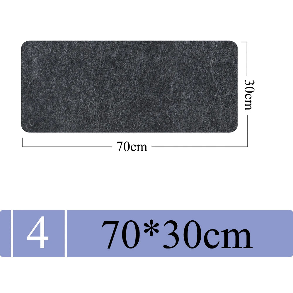 Large Size Wool Felt Mouse Pad (Non Slip)