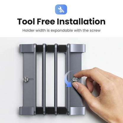 Vertical Laptop Stand in Aluminium (Anti-Scratch)