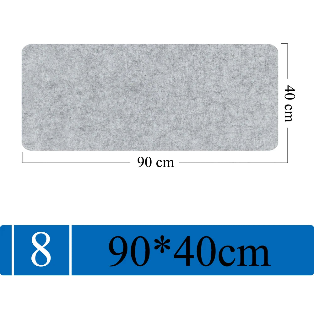 Large Size Wool Felt Mouse Pad (Non Slip)