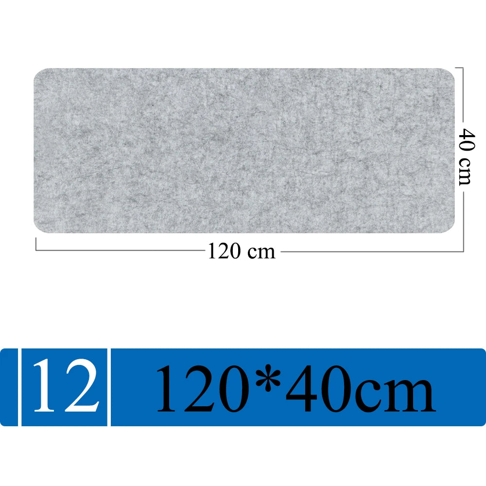 Large Size Wool Felt Mouse Pad (Non Slip)