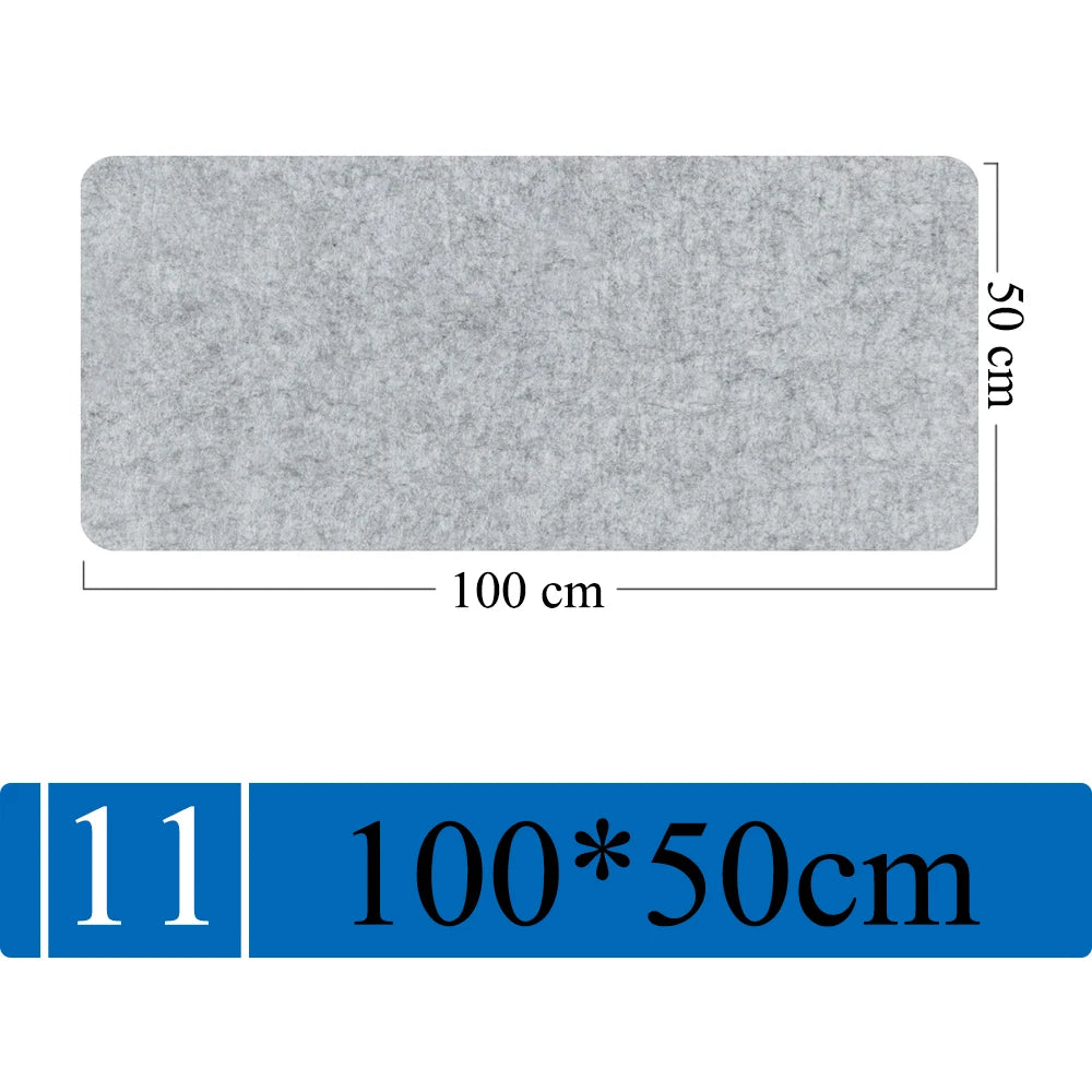 Large Size Wool Felt Mouse Pad (Non Slip)
