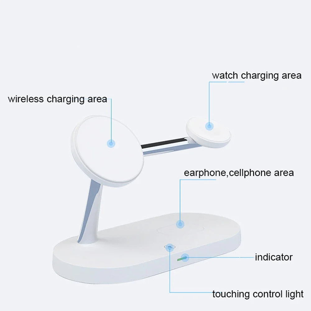 3 in 1 Wireless Charger Stand Magnetic