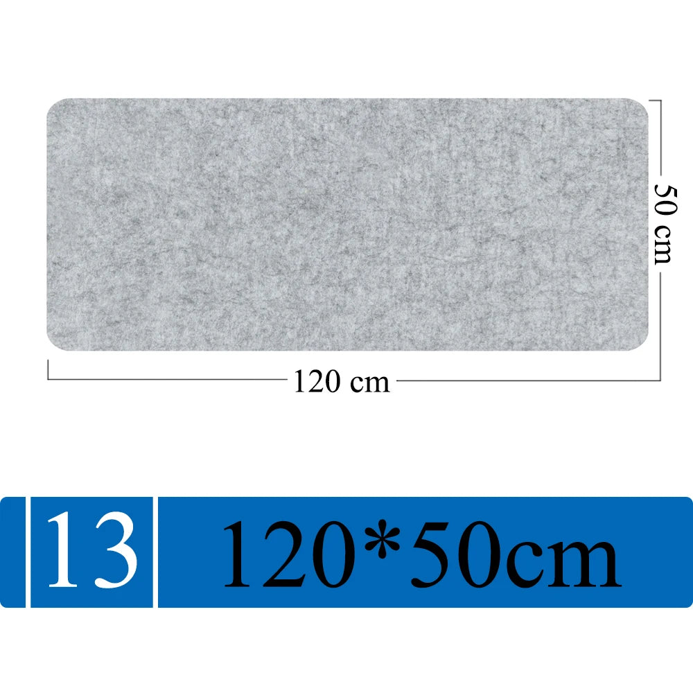 Large Size Wool Felt Mouse Pad (Non Slip)