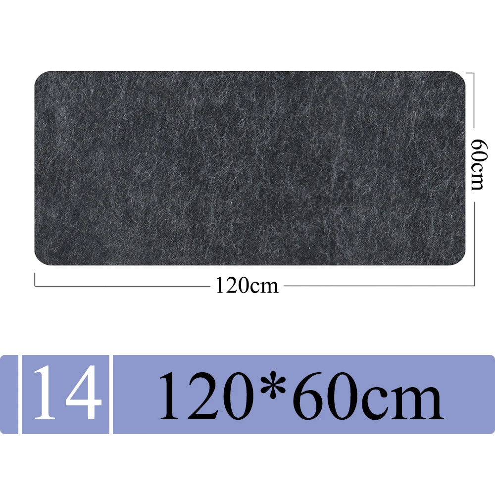 Large Size Wool Felt Mouse Pad (Non Slip)