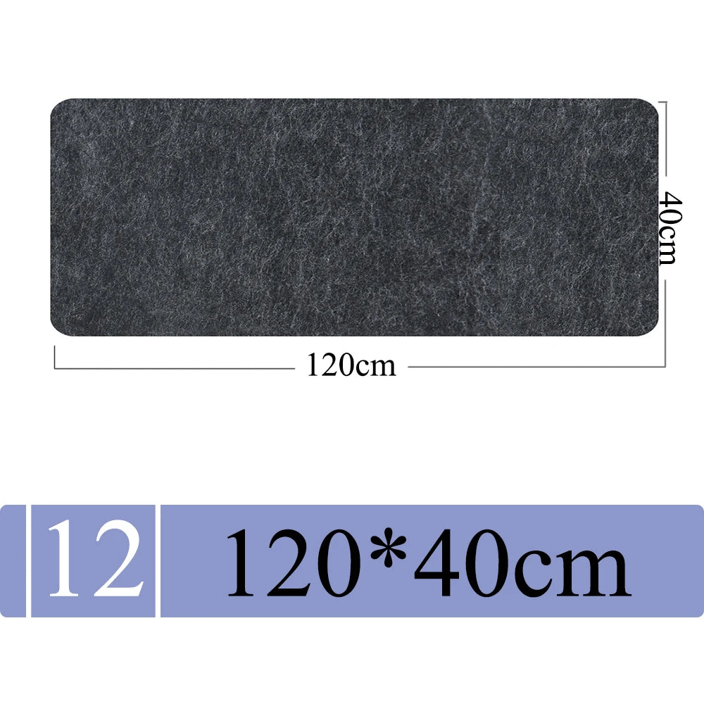 Large Size Wool Felt Mouse Pad (Non Slip)