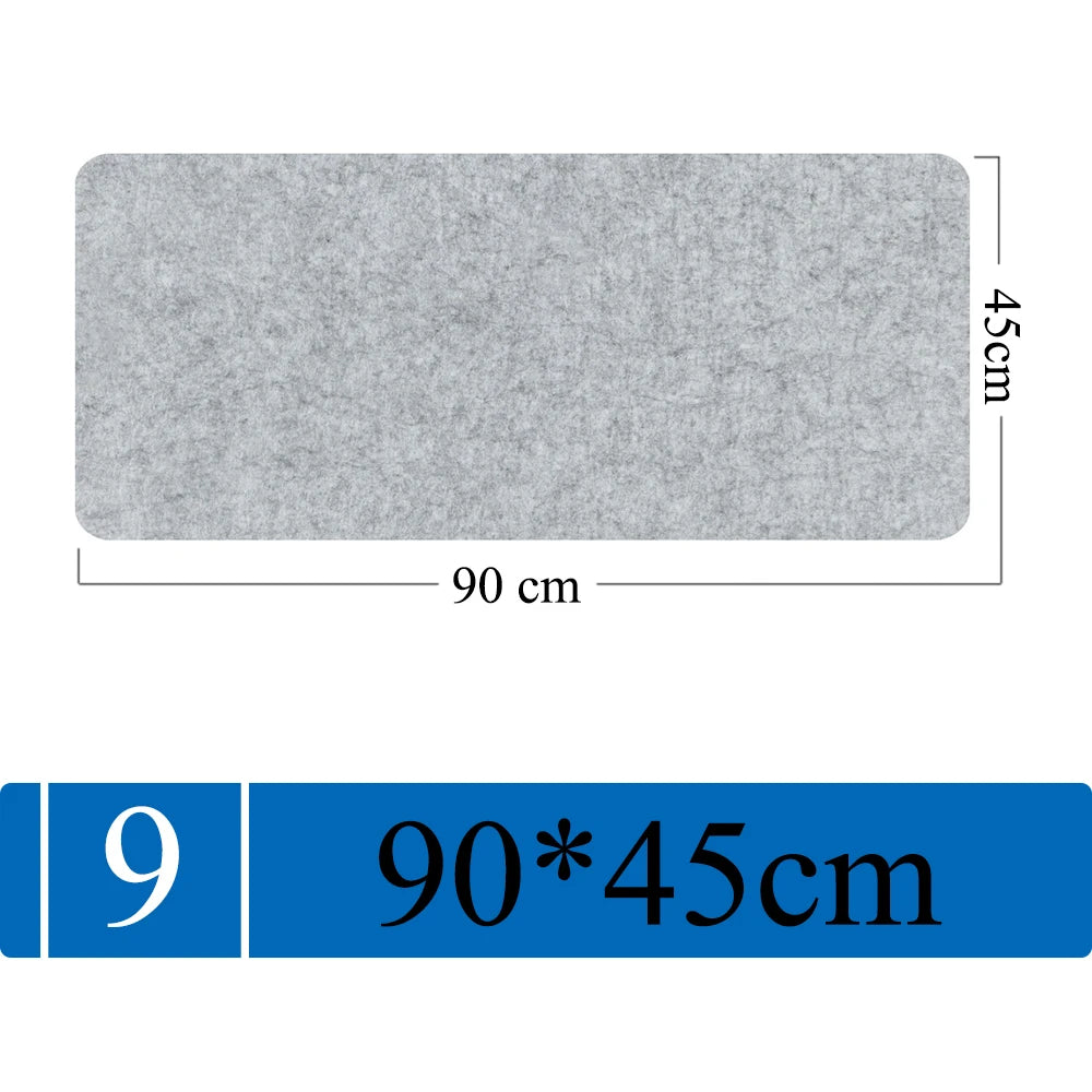 Large Size Wool Felt Mouse Pad (Non Slip)
