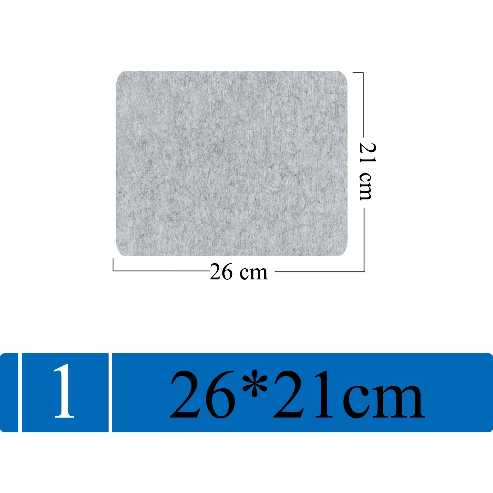 Large Size Wool Felt Mouse Pad (Non Slip)