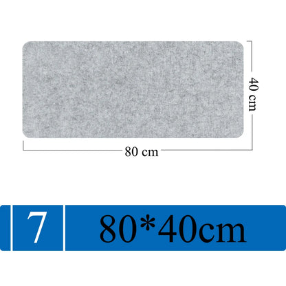Large Size Wool Felt Mouse Pad (Non Slip)
