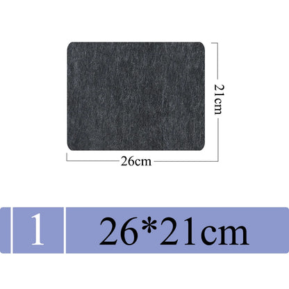 Large Size Wool Felt Mouse Pad (Non Slip)