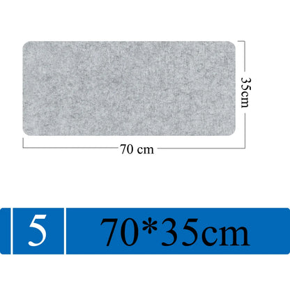 Large Size Wool Felt Mouse Pad (Non Slip)
