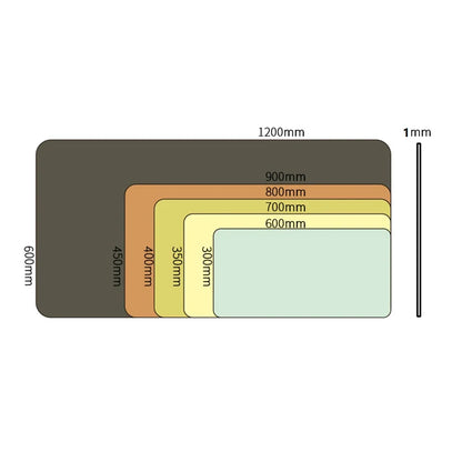 Large Size Wool Felt Mouse Pad (Non Slip)