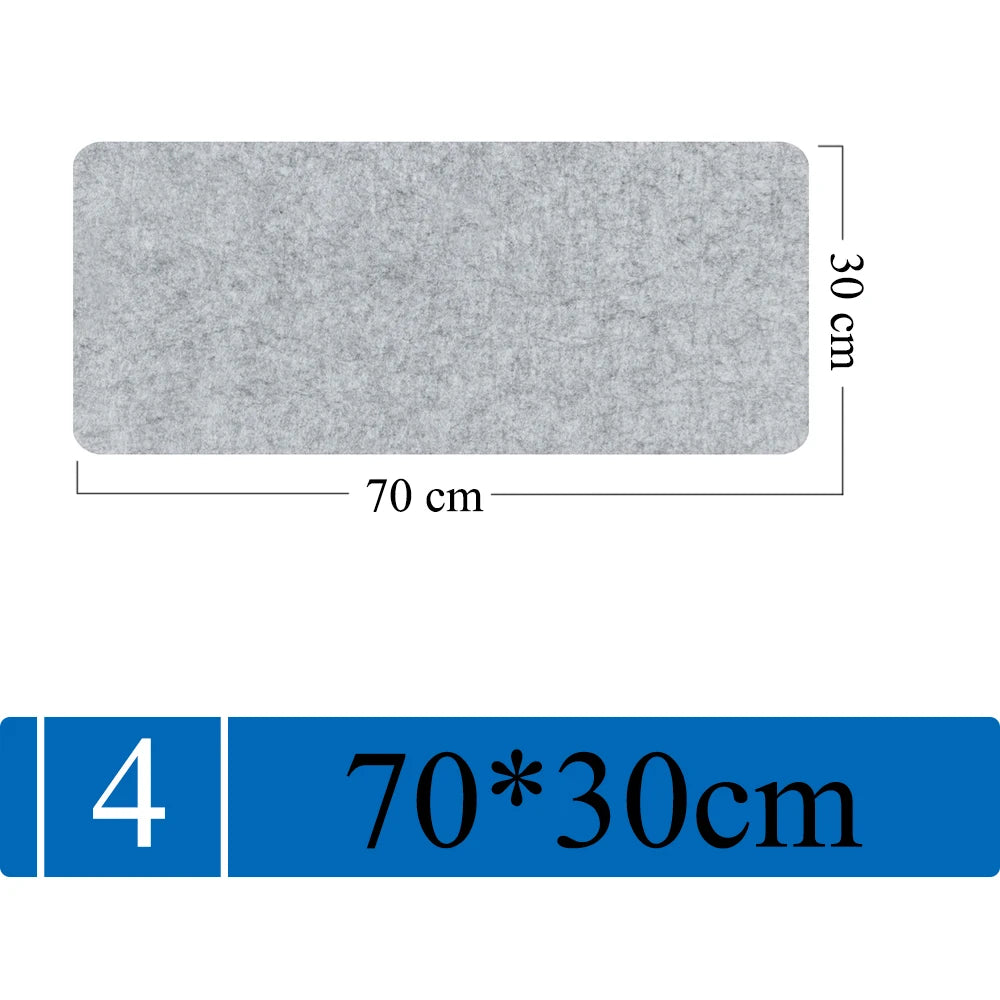 Large Size Wool Felt Mouse Pad (Non Slip)