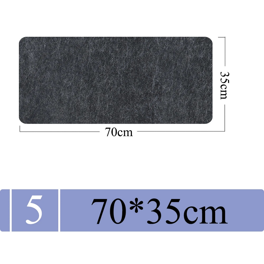Large Size Wool Felt Mouse Pad (Non Slip)