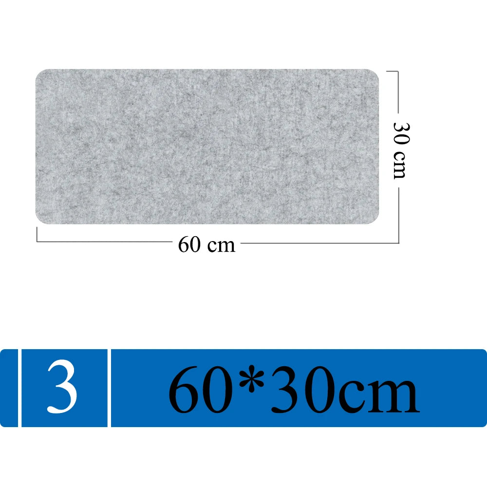 Large Size Wool Felt Mouse Pad (Non Slip)