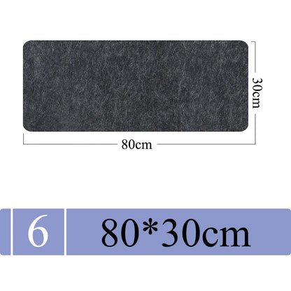 Large Size Wool Felt Mouse Pad (Non Slip)
