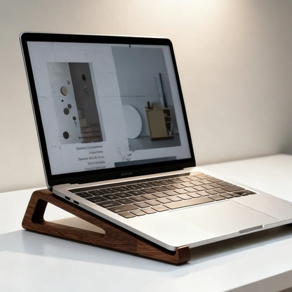 Wooden Laptop Stand for Desk