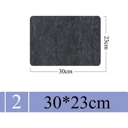 Large Size Wool Felt Mouse Pad (Non Slip)