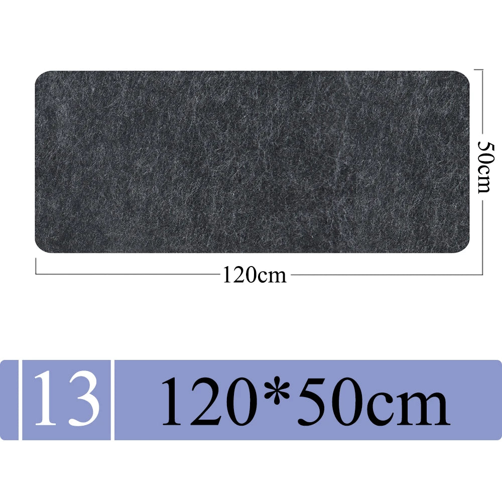 Large Size Wool Felt Mouse Pad (Non Slip)