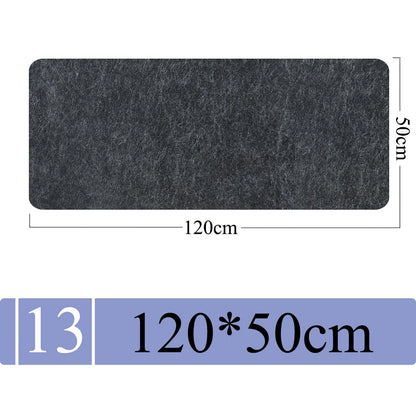 Large Size Wool Felt Mouse Pad (Non Slip)
