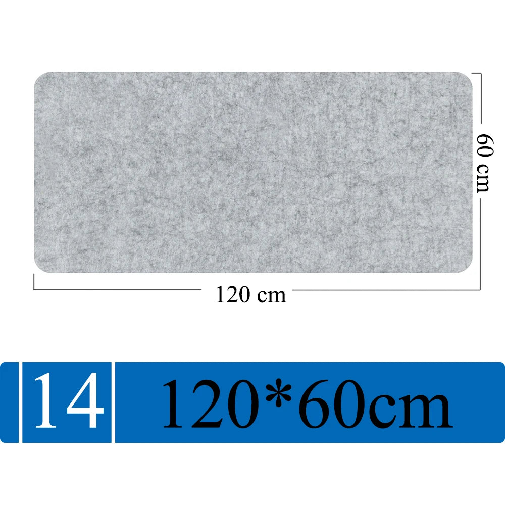 Large Size Wool Felt Mouse Pad (Non Slip)
