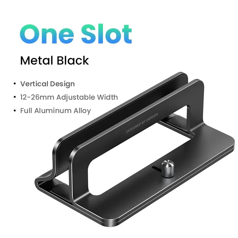 Vertical Laptop Stand in Aluminium (Anti-Scratch)